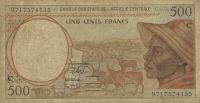 Gallery image for Central African States p101Cd: 500 Francs